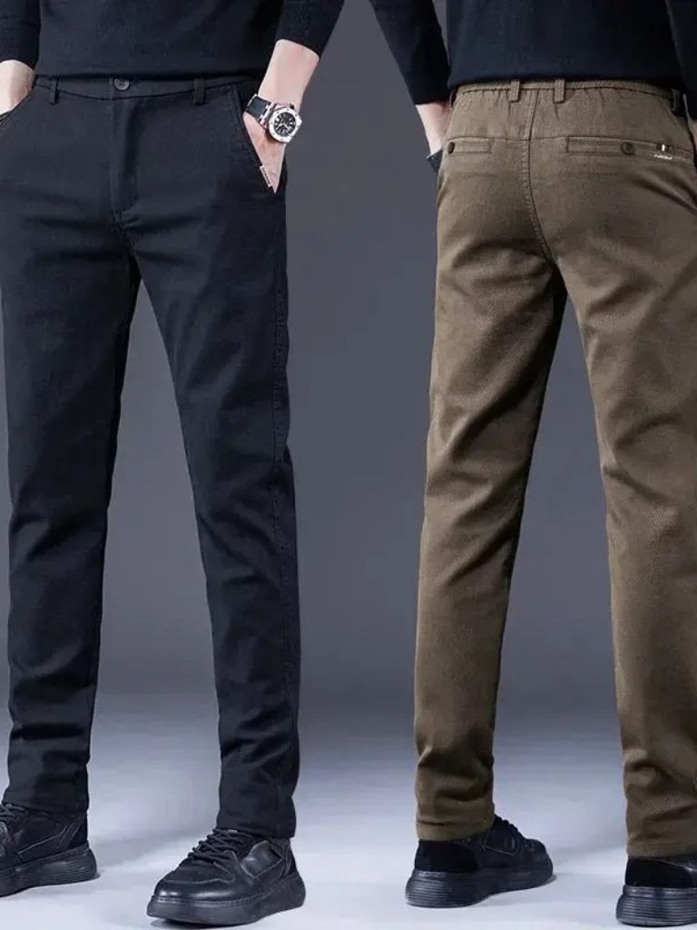 Essential Stretchy Straight Trousers